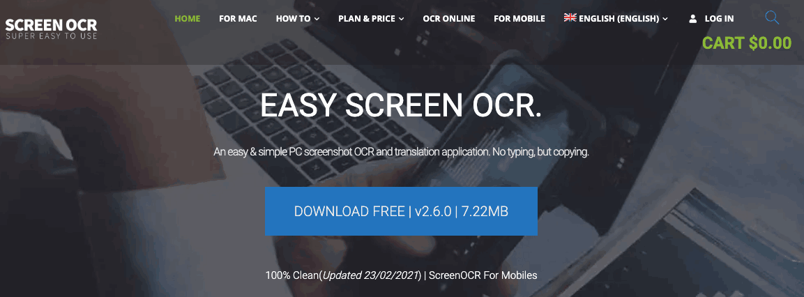 Easy Screen OCR Interface