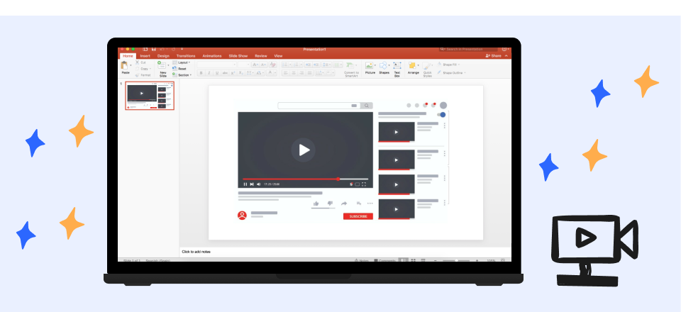 Embed YouTube video in PowerPoint