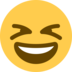 emoji - smiling face with closed eyes