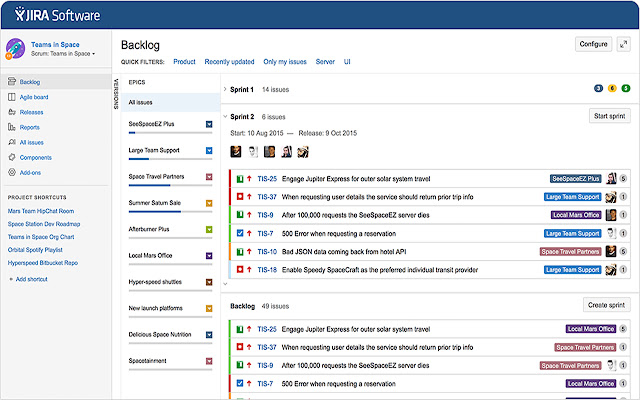 Enterprise Collaboration Tool - JIRA Software