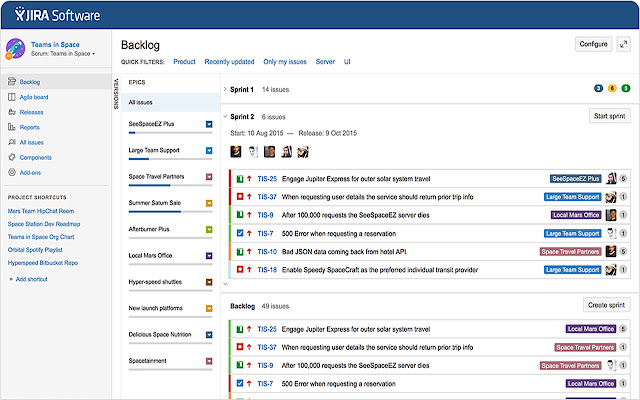 Enterprise Collaboration Tool - JIRA Software