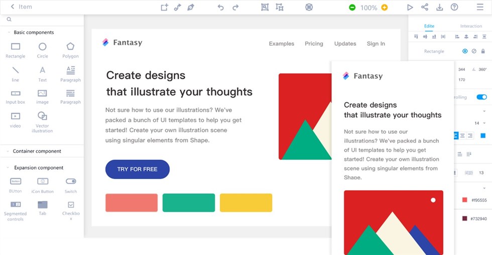 Free Prototype Design Tool - Mockplus iDoc