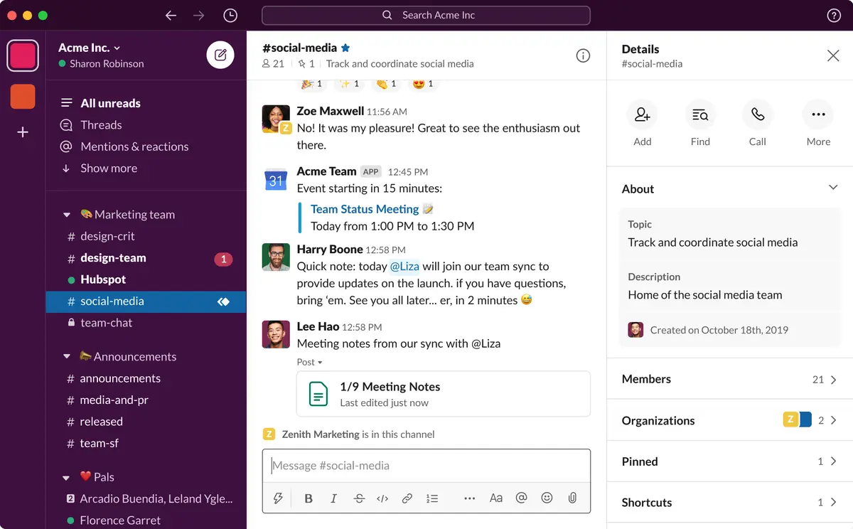 Best Workflow App - Slack