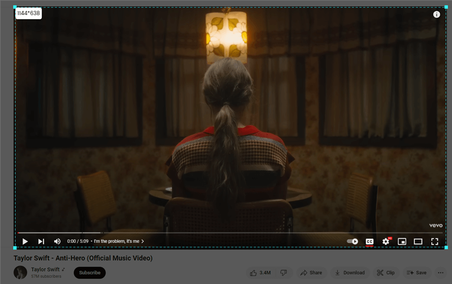 Personaliza el área de grabación de YouTube