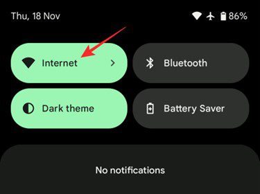 Apagar internet