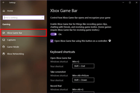 Inicie la barra de juegos de Xbox