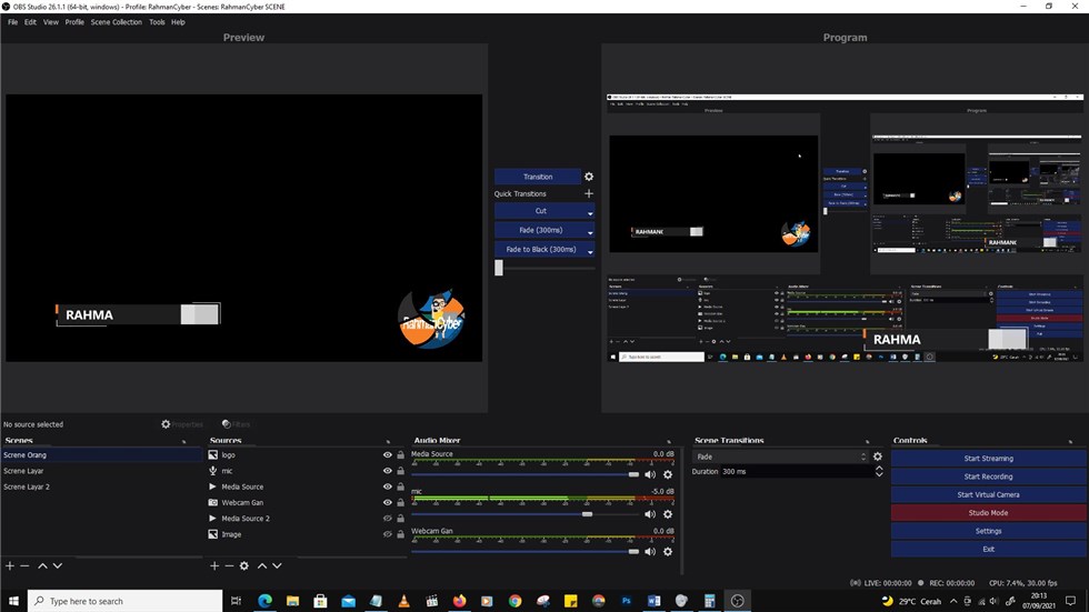 Abrir estudio OBS
