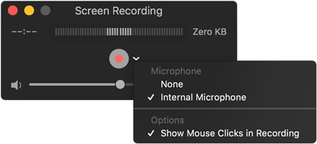 Grabación de pantalla en su computadora Mac