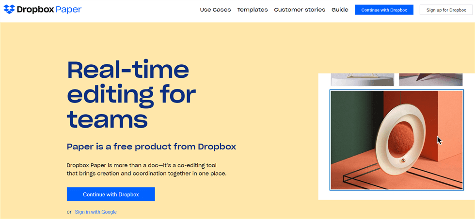 Evernote Alternative - Dropbox Paper