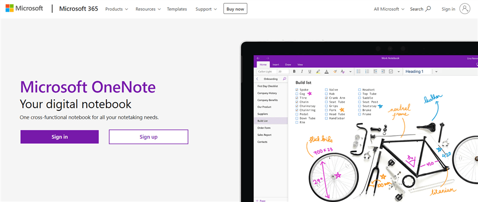 Evernote Alternative - OneNote