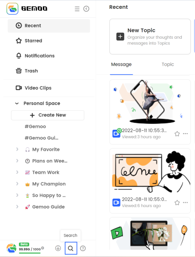Click Search Button