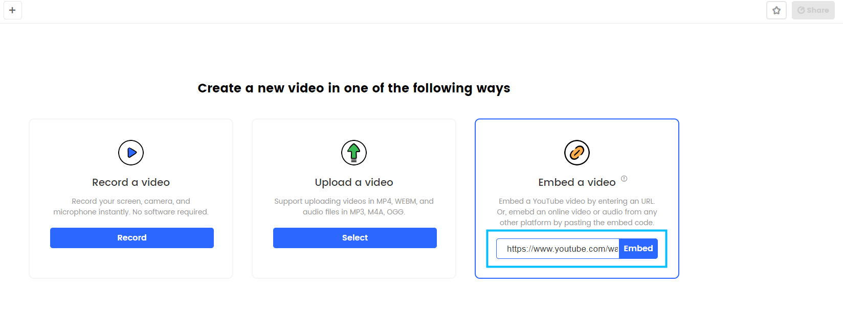 Embed a Video