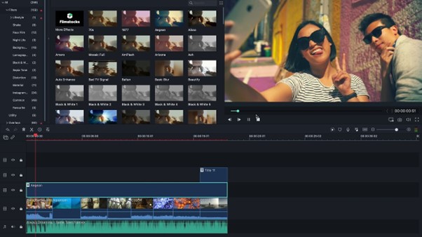 Filmora Video Editor Interface