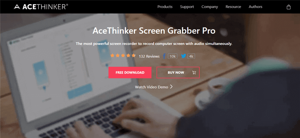 Best Firefox Screen Recorder - AceThinker Screen Grabber Pro
