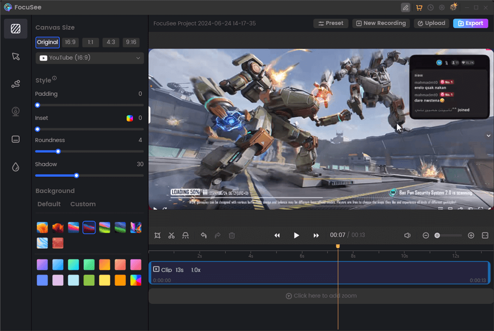 Edit the TikTok Recording