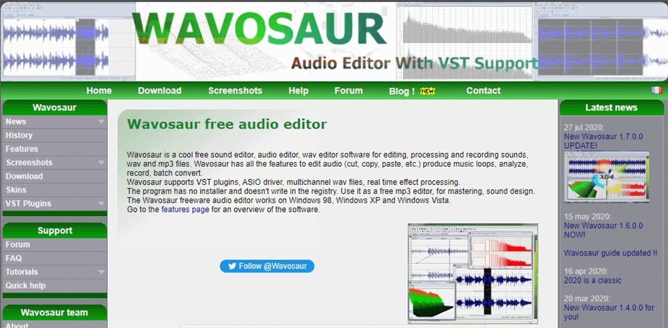 Interface Wavosaur