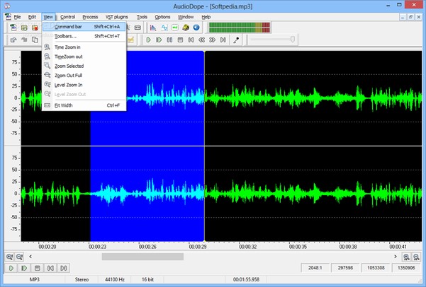 Interface AudioDope
