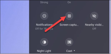 Lancer la Capture d'écran sur Chromebook