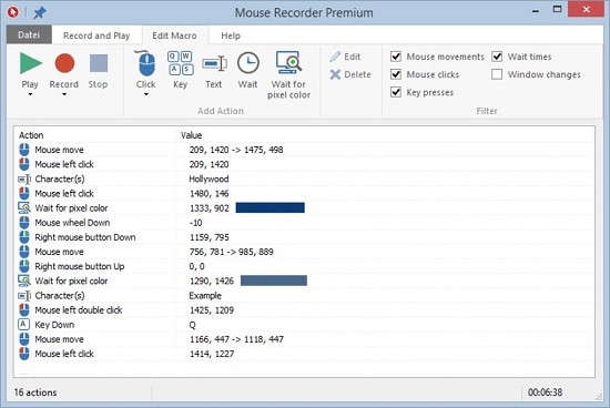 Interface Mouse Recorder Pro 2