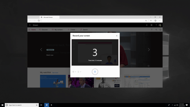 Enregistrement D'écran sous Windows via Microsoft Stream