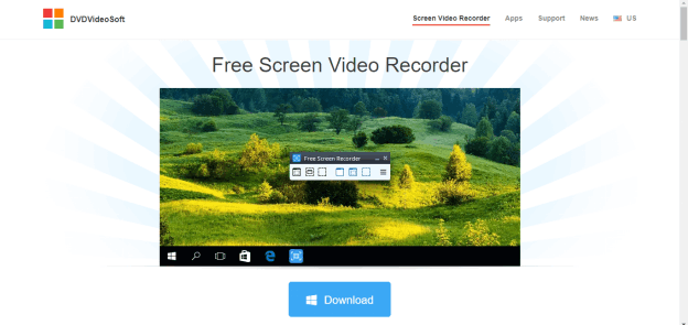 Free Screen Video Recorder Interface
