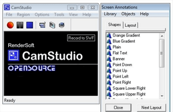 CamStudio Interface