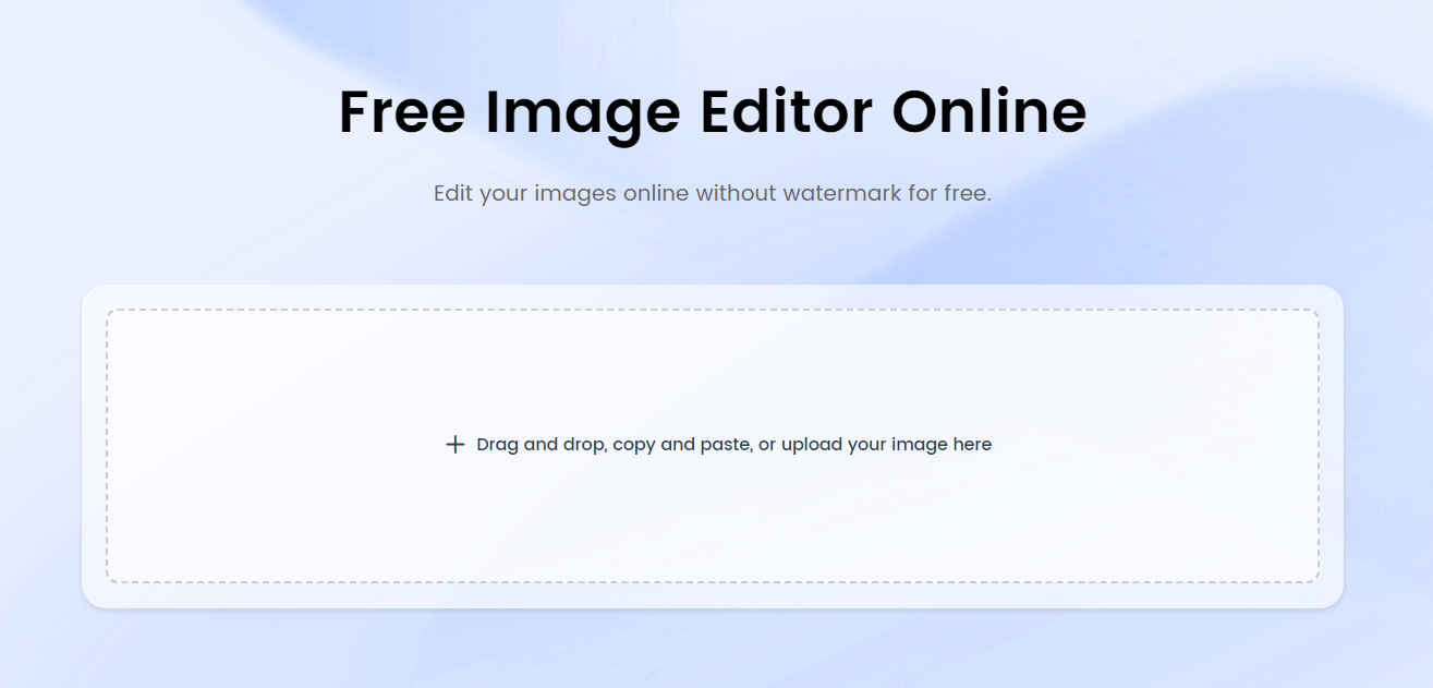 Gemoo Image Editor Interface