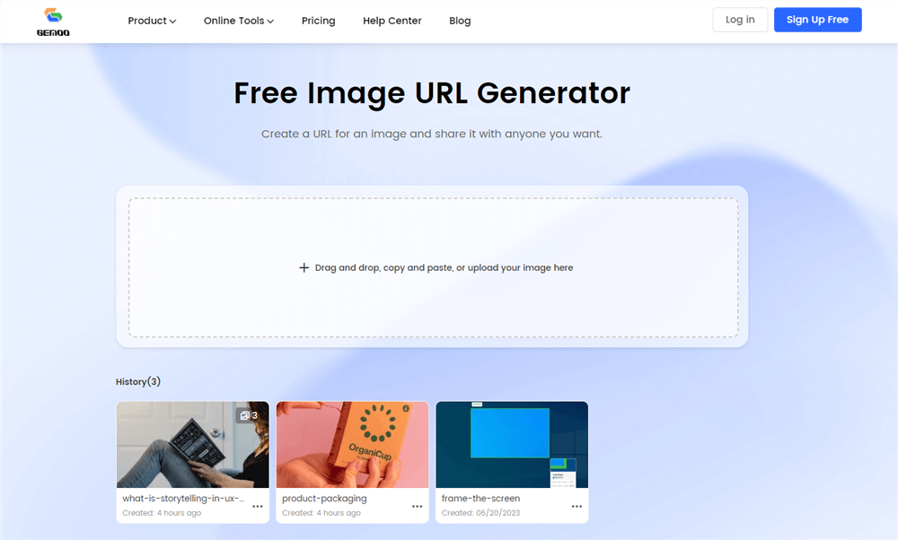 Anonymous Image Site - Gemoo Image URL Generator