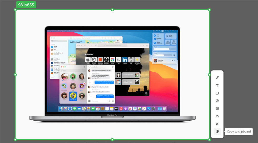 Copy and Paste a Screenshot on Mac via Gemoo Snap
