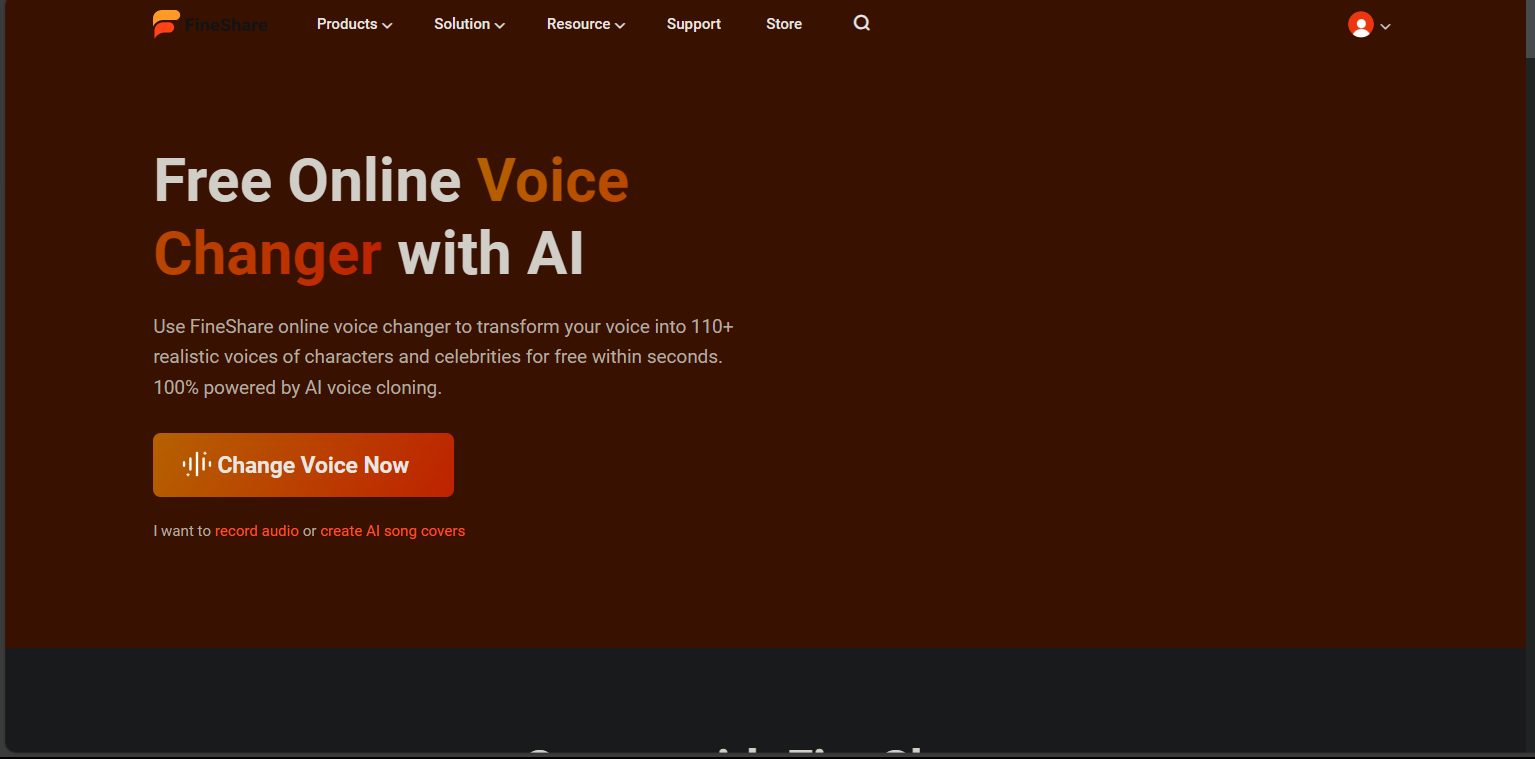 Go To Fineshare Online Voice Changer