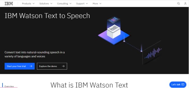 Goku AI Voice Generator - Watson Text-to-Speech