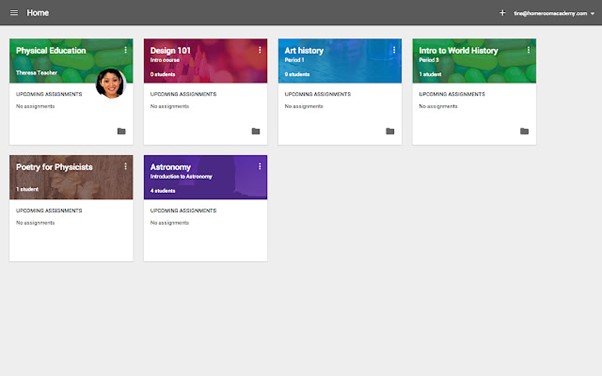Google Classroom Extension Interface