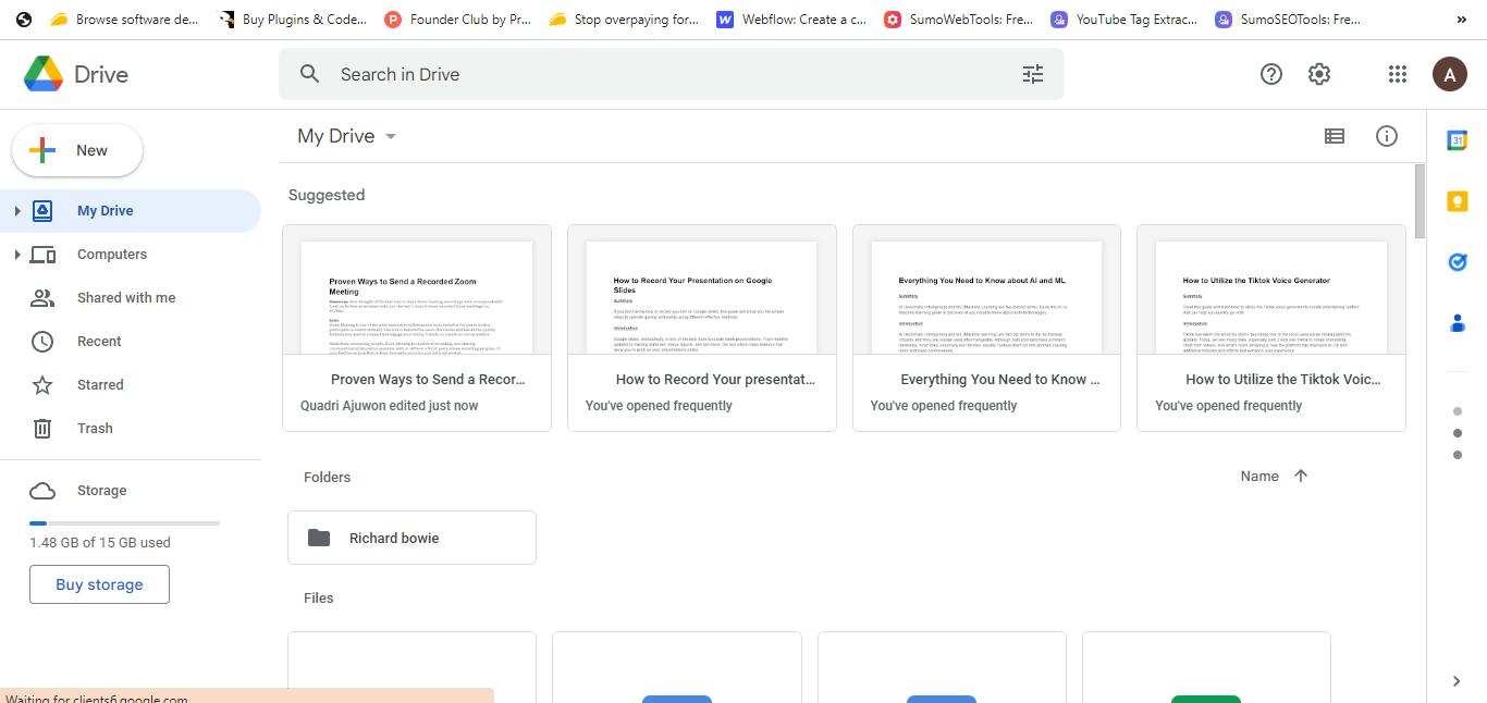 Google Drive Interface