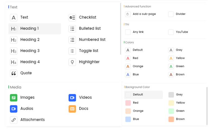 Advanced Settings in Gemoo Docs