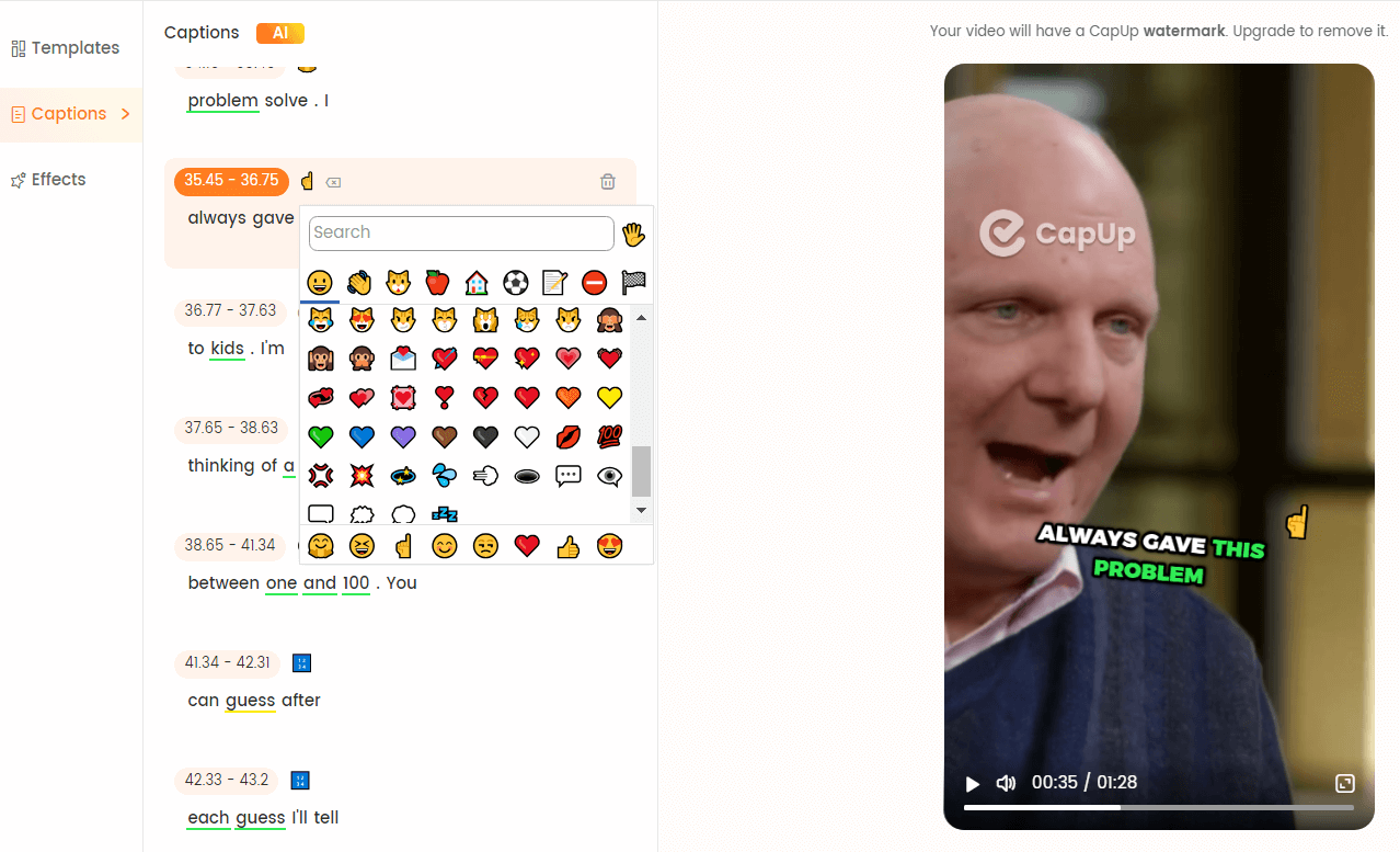 CapUp - Rich Emoji Resources