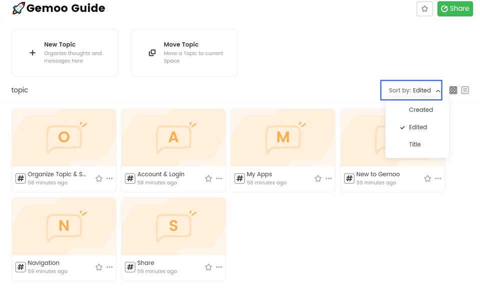 Click Sort Button