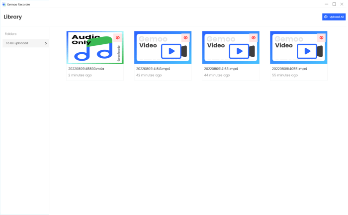 View or Upload Failed-uploading Recordings