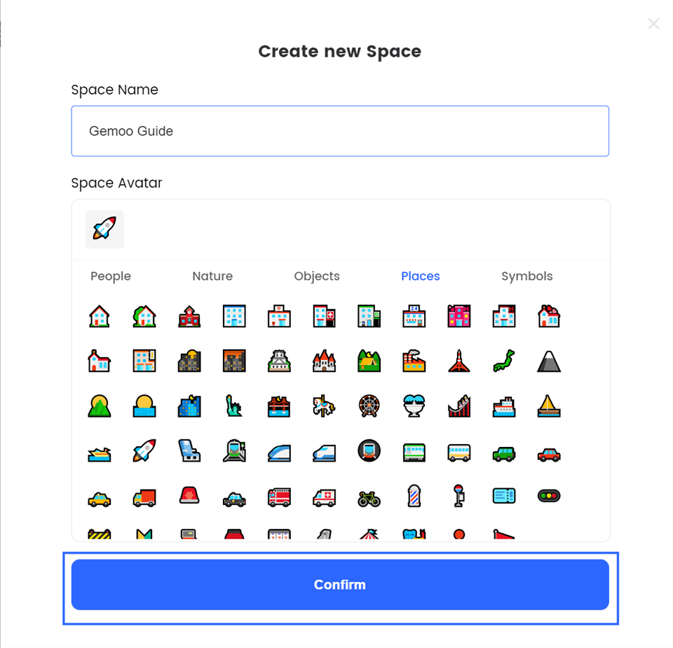 Create New Space
