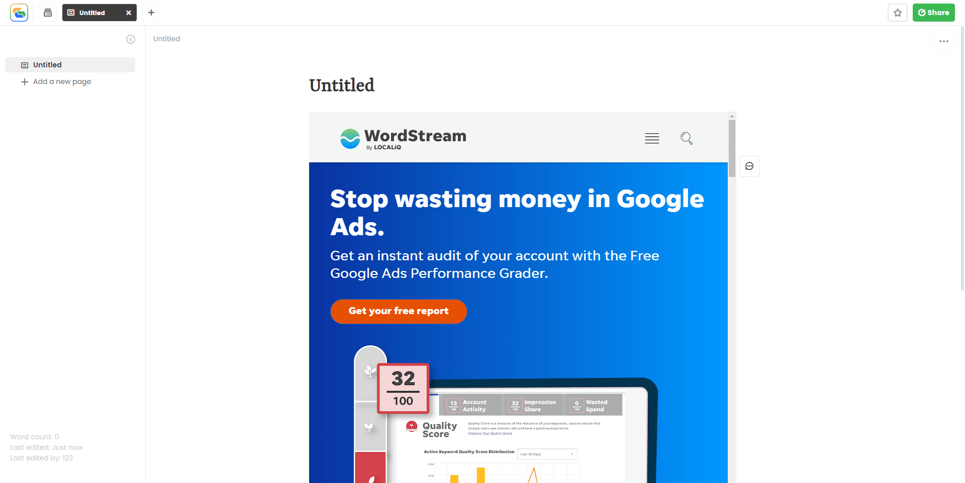 Document Embed Succeed