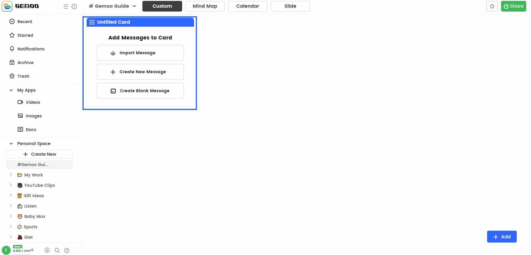 Finish Creating Topic