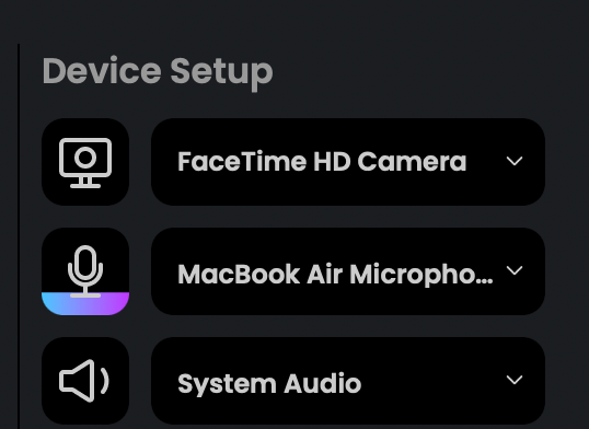 Hardware Setup of FocuSee