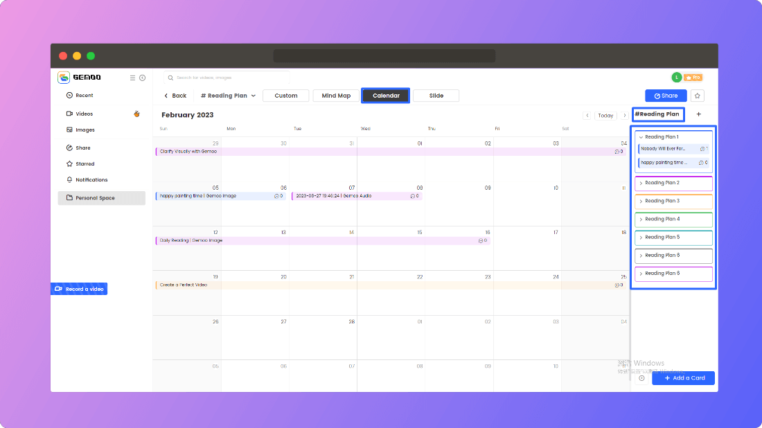 What is Calendar View