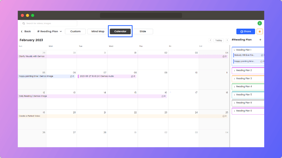 What is Calendar View