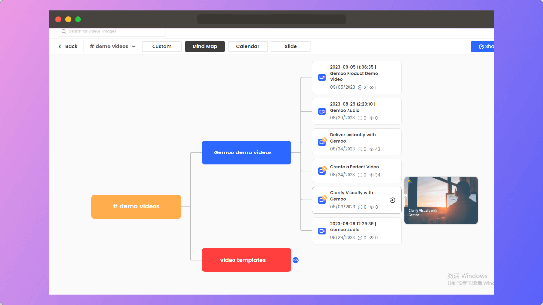 Create a Mind Map View