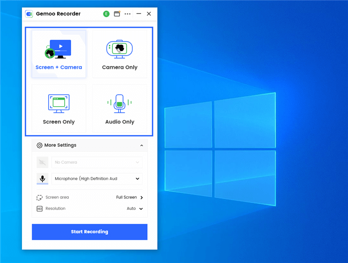 Select Recording Modes