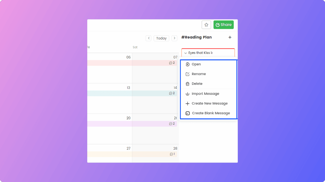 Manage a Card