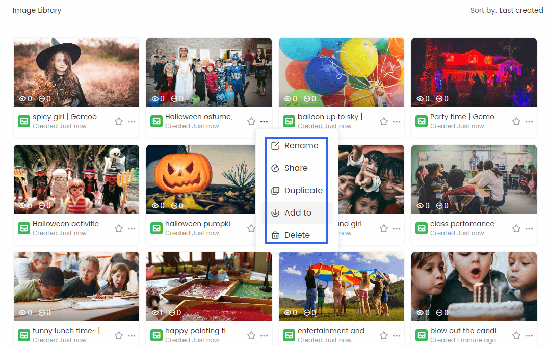 Manage Image