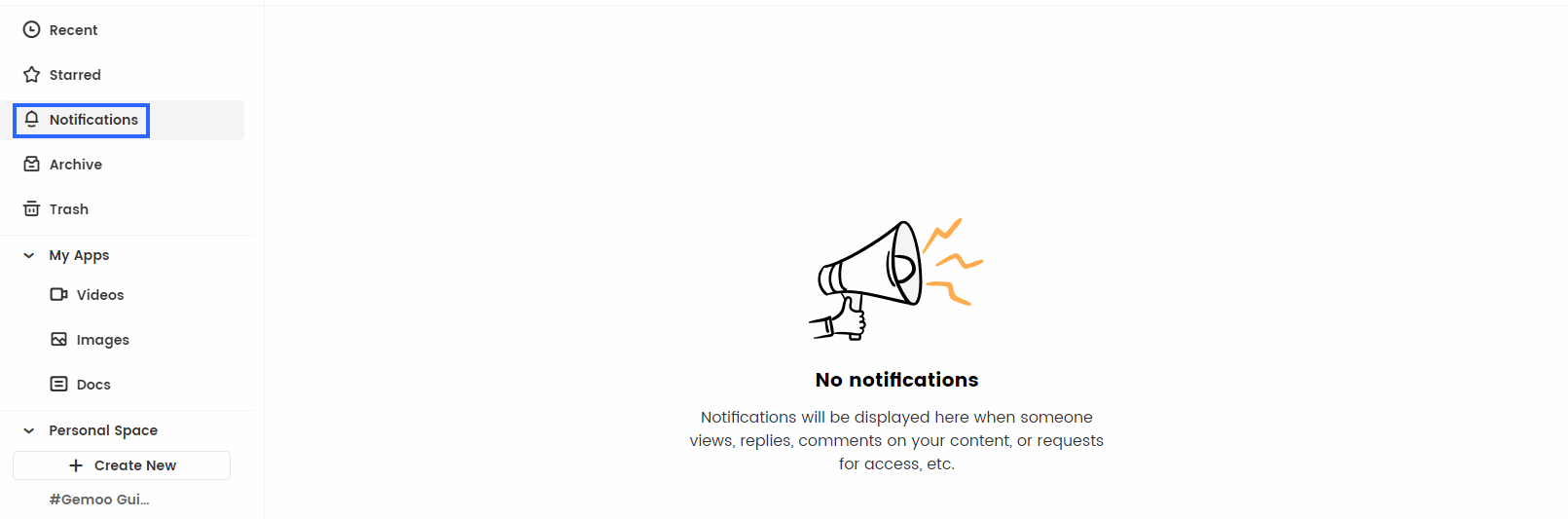 Gemoo Features – Notifications