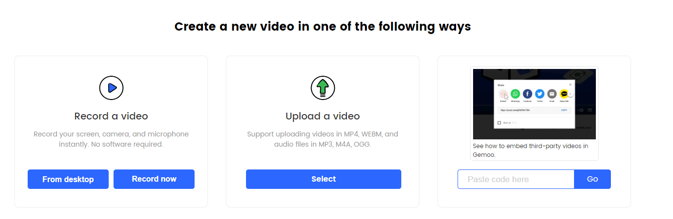 Paste Embed Code