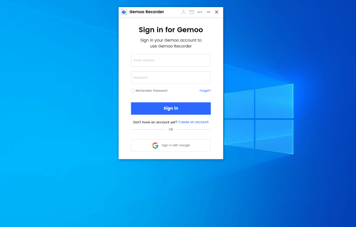 Sign in for Gemoo